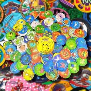 Pour les cartes à collectionner rondes en papier Pokemon Pogs Tazos - Product Image 2