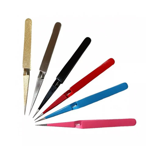 Vẻ đẹp thẩm mỹ viện & sử dụng nhà dụng cụ làm đẹp đa màu sắc lông mày Tweezer thấp moq công cụ làm đẹp tốt cạnh nhíp - Product Image 5