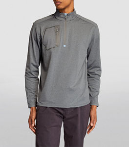 เสื้อสเวตเตอร์แขนยาวมีฮู้ดสำหรับผู้ชายเสื้อสเวตเชิ้ตผ้าคอตตอนผสมผ้าโพลีเอสเตอร์เย็บปักแบบกำหนดเอง - Product Image 3