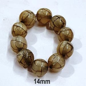 Cuentas de resina de color y tamaño personalizadas hechas a mano, cuentas de dote Vintage de origen indio ultra brillante únicas, cuentas sueltas del paraíso - Product Image 6