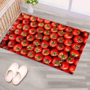 Alfombra con Estampado de Tomates, Alfombra Roja, Alfombra de Chef, Alfombra Moderna, Alfombra Suave No Tejida - Product Image 5