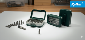 Jeu de 31 embouts de tournevis en acier S2 avec embouts standard, étui en plastique vert/gris, OEM, multi-usages pour la maison et le bricolage - Product Image 3