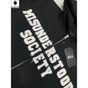 เสื้อฮู้ดผ้าฟลีซปักโลโก้ได้ตามต้องการของผู้ชายเสื้อสเวตเชิ้ตลำลองฤดูหนาวแบบลำลองเทคนิคการพิมพ์ลายนูนบนหน้าจอแบบ3D เทคนิคซักได้ - Product Image 3