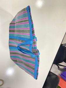 กระเป๋าชายหาดและซูเปอร์มาร์เก็ตสำหรับผู้หญิงใช้ซ้ำได้ผ้าฝ้ายรีไซเคิลพิมพ์ลายตามสั่งจากอินเดีย - Product Image 6