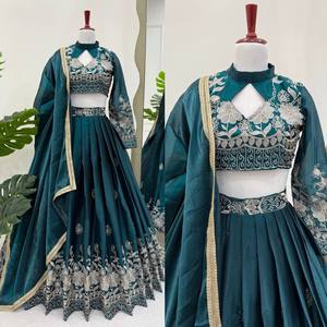 Lehenga choli โดย boutiq Jimi Choo ด้ายทำงานปาร์ตี้สวมใส่ไมโครสูงถึง44เมตรด้านในแห้งเร็วทุกฤดูกาล - Product Image 1
