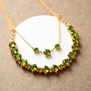 Gargantilla de cuentas chapada en oro de 18 quilates de alta calidad, cadena de eslabones de moda para fiesta, regalo diario para ella - Product Image 6