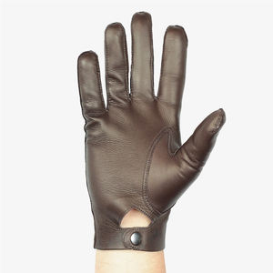 2025 Gants de conduite en cuir PU professionnels avec logo personnalisé Habillage de couleur unique pour la conduite en ville à la mode avec logo personnalisé - Product Image 3