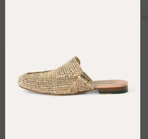 Raffia SandalsHandmade Slip-on <b>Shoe</b> Babouche De Raffia - Handicraft in Morocco by Local Artisans - Vegan Fast and Free Shipping - Product Image 2