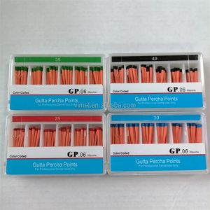 OEM <span class=keywords><strong>Factory</strong></span> Supply Dental Root Canal trattamento endodontico punti guttaperca conicità 04/ 60 punti 7 dimensioni materiale di riempimento dentale - Product Image 3