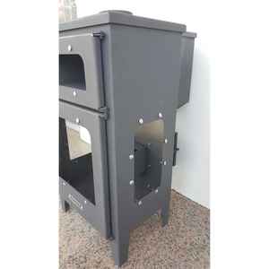 Poêle à granulés moderne d'intérieur DORELLO SOBA MF005, cuisinière à bois pour chauffage et repas, foyer en fonte - Product Image 2