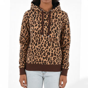 Hot Sale Breathable Women Leopard-print Hoodies In Low Price <b>Top</b> Trending Product Custom Printed Ladies Hoodies - Product Image 1