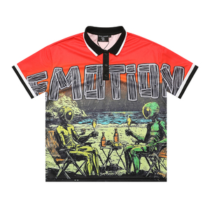 Camisa de hombre de estilo casual de lujo, estilo hip hop, con estampado informal y de tela gruesa, de la marca Factory's Luxury. - Product Image 3