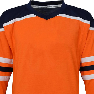 Uniforme de Hockey sobre Hielo OEM |   Conjunto de Pantalones y Camiseta de Hockey sobre Hielo con Diseño Personalizado por Sublimación Completa, 100% Poliéster Antibacteriano - Product Image 3