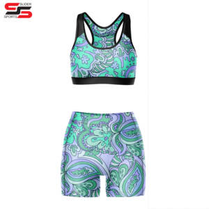 Ensemble de fitness pour femmes très vendu, ensemble de 2 pièces, soutien-gorge et short pour femmes, vêtements de fitness, ensemble de yoga, service de logo personnalisé 2026, OEM - Product Image 1