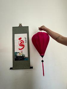 Lanterne traditionnelle en soie de bambou du festival de la mi-automne pour la décoration de la maison et du sol de Hoi An Viet Nam 2024 - Product Image 2