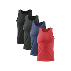 OEM ODM Custom Men's Premium Tank Tops Factory Supply Soft Breathable Custom Size Knitted Casual Sleeveless Tank Top Comfortable - Product Image 5