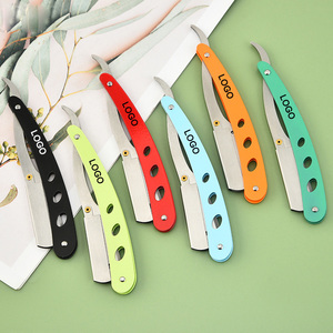 Maquinilla de afeitar de barbero de borde recto clásica de alta calidad, maquinilla de afeitar para barba con logotipo personalizado para hombres - Product Image 4