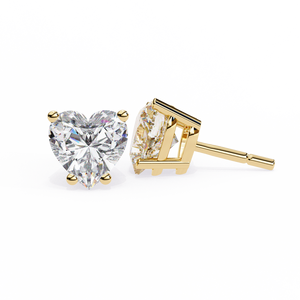 18K Gold <b>Beautiful</b> <b>Earring</b> with Lab-Grown Diamond Premium Diamond <b>Earrings</b> - Product Image 1