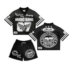 Service OEM Personnalisable 100% Ensemble Jersey et Short en Maille de Haute Qualité 100% Polyester 140 à 200 g/m² - Product Image 4