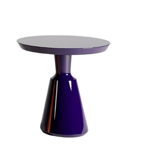 Dessus en marbre Décoration intérieure Table d'appoint Fait à la main Finition dorée Moderne Top Tendance Table d'extrémité de canapé en métal Meubles de salon - Product Image 5