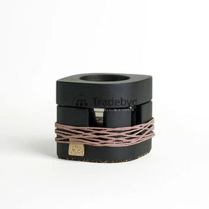 Árabe Bakhoor Mubkhar Quemador de madera hecho a mano Uso en el hogar y el hotel Juego intenso aromático de calidad superior con cuero de diferentes colores - Product Image 4