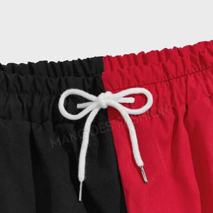 กางเกงขาสั้นผู้ชายลำลองเอวยางยืดปานกลาง ผ้าถักตาข่ายสไตล์วินเทจ รับสกรีนโลโก้ แห้งเร็ว ระบายอากาศได้ดี ผลิตจากโพลีเอสเตอร์ 100% แฟชั่น Mangoes - Product Image 6