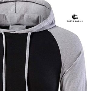 เสื้อฮู้ดผู้ชายสีทึบระบายอากาศ - Product Image 3