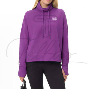 Sudadera de Invierno Personalizada para Mujer, 100% Algodón, Logotipo Frontal Personalizable - Product Image 4