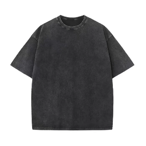 T-shirts personnalisables pour hommes, de haute qualité, à épaules tombantes, coupe régulière, motif uni, 100% coton, respirants, séchage rapide - Product Image 3