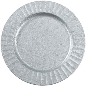 Plaque de chargement en métal de qualité supérieure, plaques de chargement en métal, décoration de mariage, nouveau Design, finition Unique, plaques de Service rondes - Product Image 3