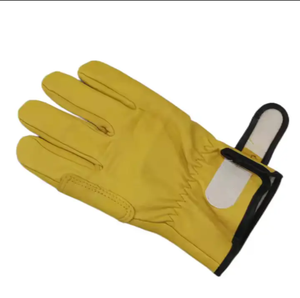 Guantes de trabajo de desgaste Industrial de construcción Guantes de trabajo de cuero de buena calidad Guantes DE TRABAJO DE SEGURIDAD DE Venta caliente - Product Image 4