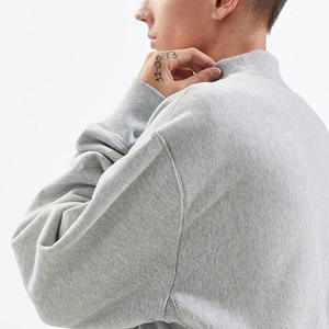 Vêtements personnalisés sweatshirts pour hommes sweatshirt à col montant en molleton de coton imprimé et brodé de logo sweat-shirt unisexe surdimensionné - Product Image 3