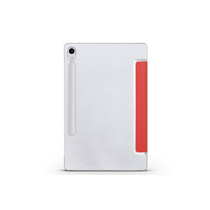 Coque intelligente 1-en-1 Netzy pour Galaxy Tab S9 FE, étui de protection en TPU rouge avec support, compatible avec les tablettes de 11 pouces - Product Image 5