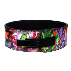 Ceinture de musculation personnalisée en daim animé, ceinture de musculation à levier, boucle à impression par sublimation, soutien dorsal de sécurité pour l'entraînement - Product Image 2