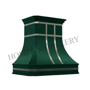 Campana Extractora de Cocina de Acero Inoxidable con Pátina Verde, Diseño Personalizado, Recirculación, Cubierta de Chimenea Doméstica 26 - Product Image 6