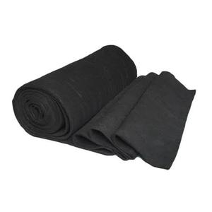 Tissu éponge noir 100% feutre, largeur 58/60 pouces, 280 GSM, poids moyen, non tissé, résistant à l'eau, absorbant, pour voitures, chaussures, nettoyage domestique - Product Image 3