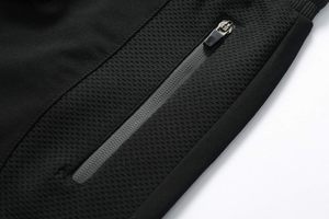 Pantalones cortos deportivos de gimnasio para hombre con cintura elástica Ropa de entrenamiento de malla negra Pantalones cortos de béisbol de verano de patrón sólido - Product Image 6