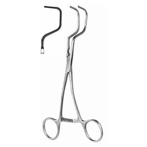 Micro-pinces de chirurgie cardiovasculaire Pinces microvasculaires doubles simples Pinces micro-vaisseaux Instruments chirurgicaux à motif A ou V - Product Image 1