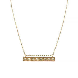 Collar de Barra de Cristal de Citrino - Product Image 1