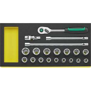 Juego de Llaves de Trinquete Stahlwille de 3/8'' con Accesorios, Calidad Premium - Product Image 1