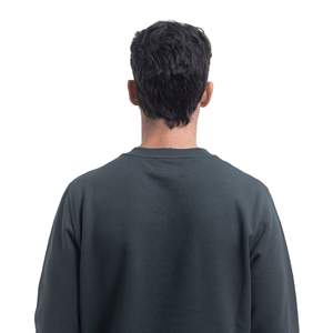 Sudadera de lana de invierno de diseñador para hombre, Jersey de algodón 100%, logotipo personalizado bordado, cuello sólido 'O', sudaderas sólidas - Product Image 5