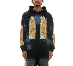 ชุดวอร์มสำหรับผู้ชาย420แกรมกรดกางเกงขาบานฮิปฮอปวิ่งมีกระเป๋าข้าง - Product Image 2