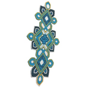 ผ้าปูโต๊ะทำด้วยมือลูกปัดแก้วคุณภาพระดับพรีเมียมลายเรขาคณิตที่ซับซ้อนสวยงามโต๊ะสำหรับนักวิ่งกลางโต๊ะอาหารที่ทันสมัยราคาถูก - Product Image 3