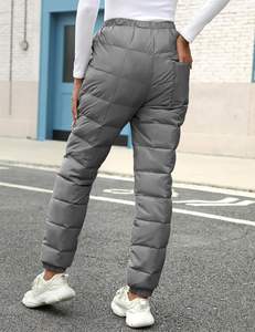 2025 moda para hombre invierno cálido burbuja acolchado pantalones gruesos abajo estilo al aire libre Casual a prueba de viento personalizado OEM fabricante - Product Image 1