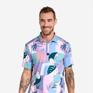 "Polo de golf holgado para hombre-Cómodo y transpirable-Ideal para ropa relajada e informal" - Product Image 1