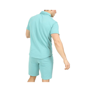 ชุดวอร์มขาสั้นสำหรับผู้ชายชุดวอร์ม + สเวตเชิ้ตผ้าเมชผ้าตาข่ายระบายอากาศสำหรับฤดูร้อน - Product Image 2