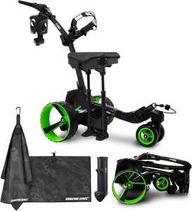 รถกอล์ฟไฟฟ้าคุณภาพสูง Zip X5 พร้อมที่นั่งพับได้ ล้อสำหรับทุกสภาพพื้นผิว เล่นได้ 36 หลุม หน้าจอแสดงผล รับประกัน 3 ปี - Product Image 3