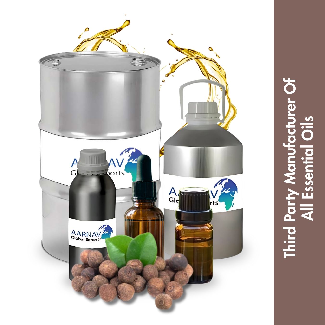 Dark brownish green liquid