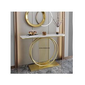 Table console en ardoise couloir de luxe Table d'appoint étroite Table basse d'entrée meubles de maison - Product Image 3