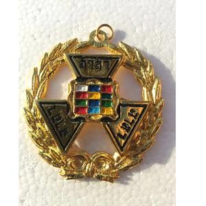 JOYAS DE OFICIAL MASONIC REGALIA JOYAS COMPLETAS DE ARCO REAL CHAPADO EN ORO - Product Image 2